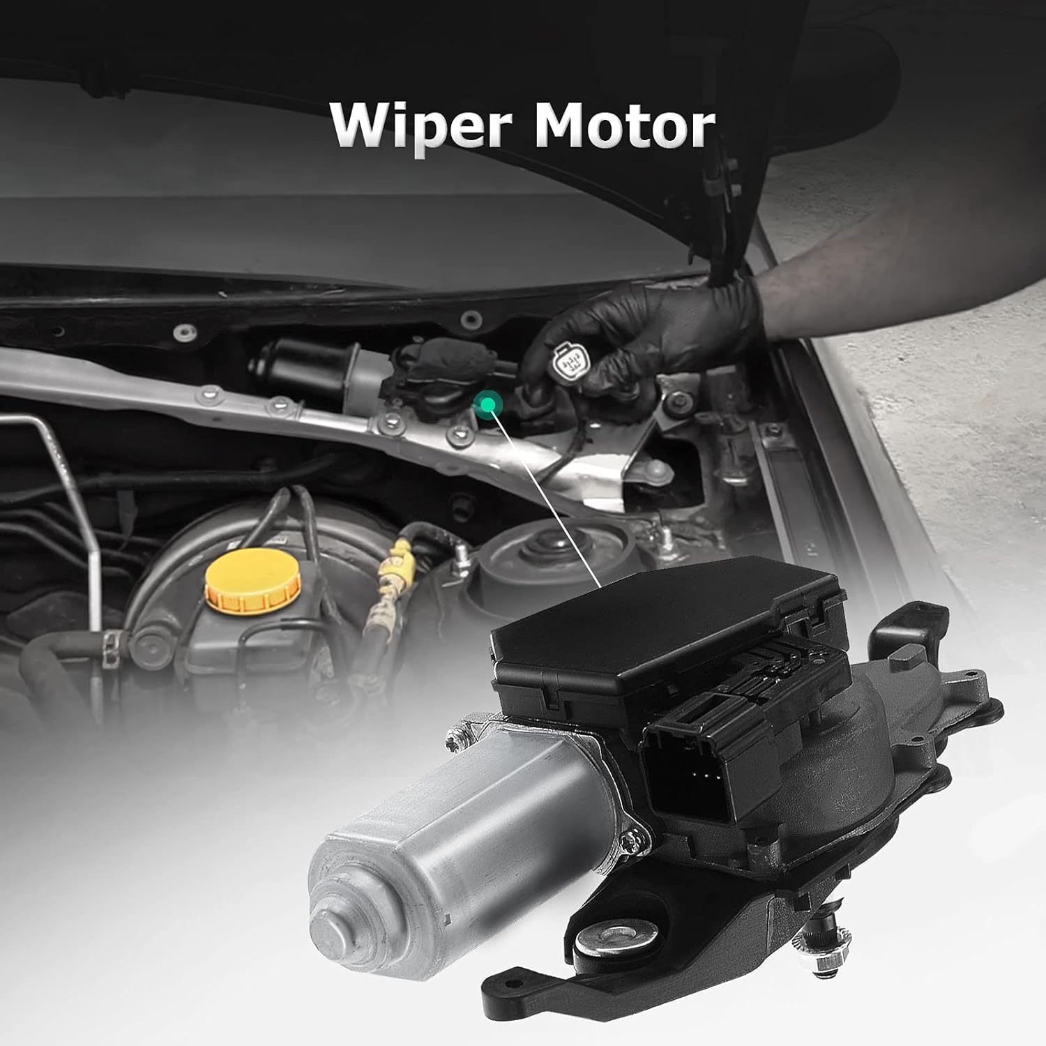 Windshield Wiper Motor Rear Pack of 2 T742097