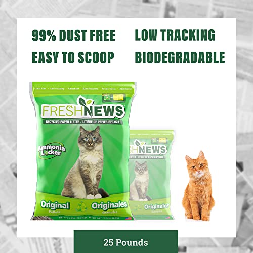 25 Pound Recycled Paper Cat Litter M60495