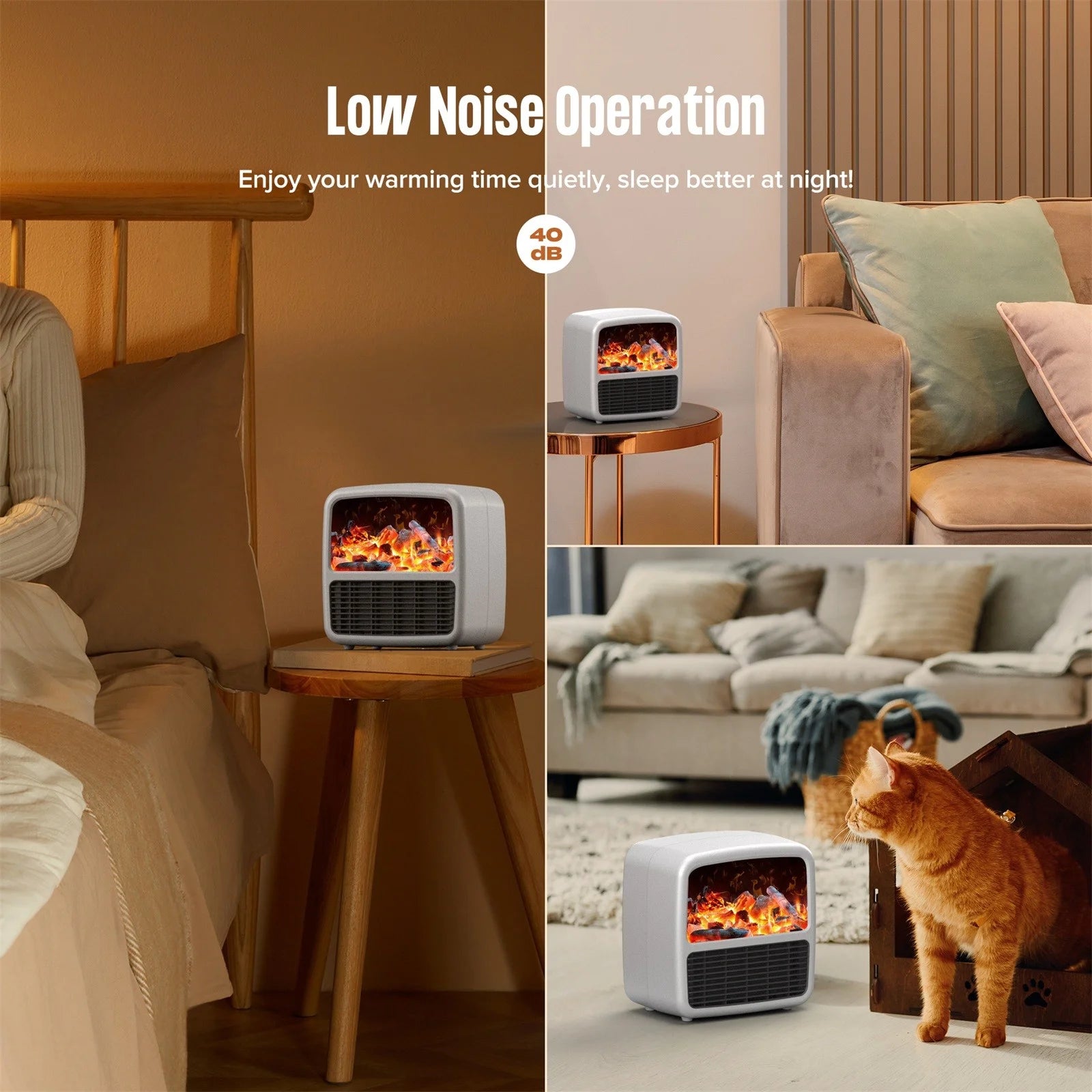 Small Ceramic Electric Space Heater J48657