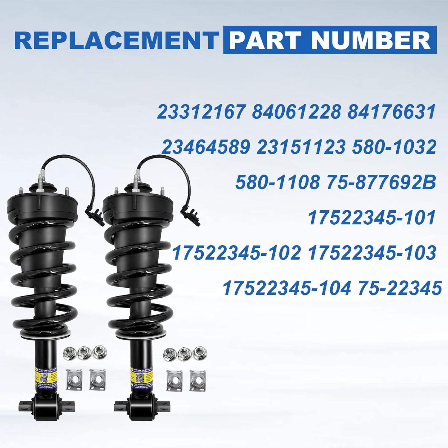 Front Shock Absorbers with Magnetic Ride Control A22014