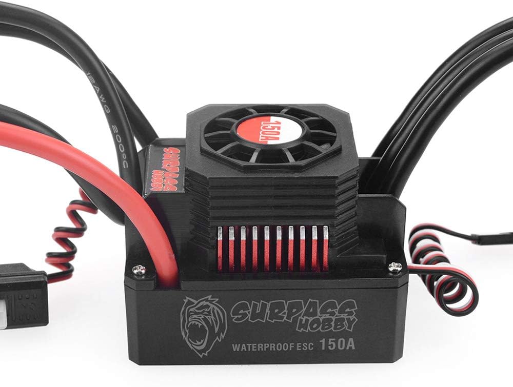 150A Brushless ESC Waterproof Electric Speed Controller Pack of 2 W373