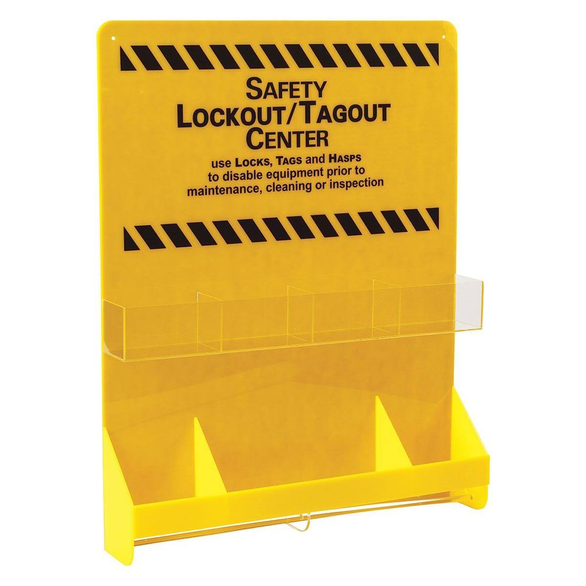 Large Yellow Lockout Board R4319