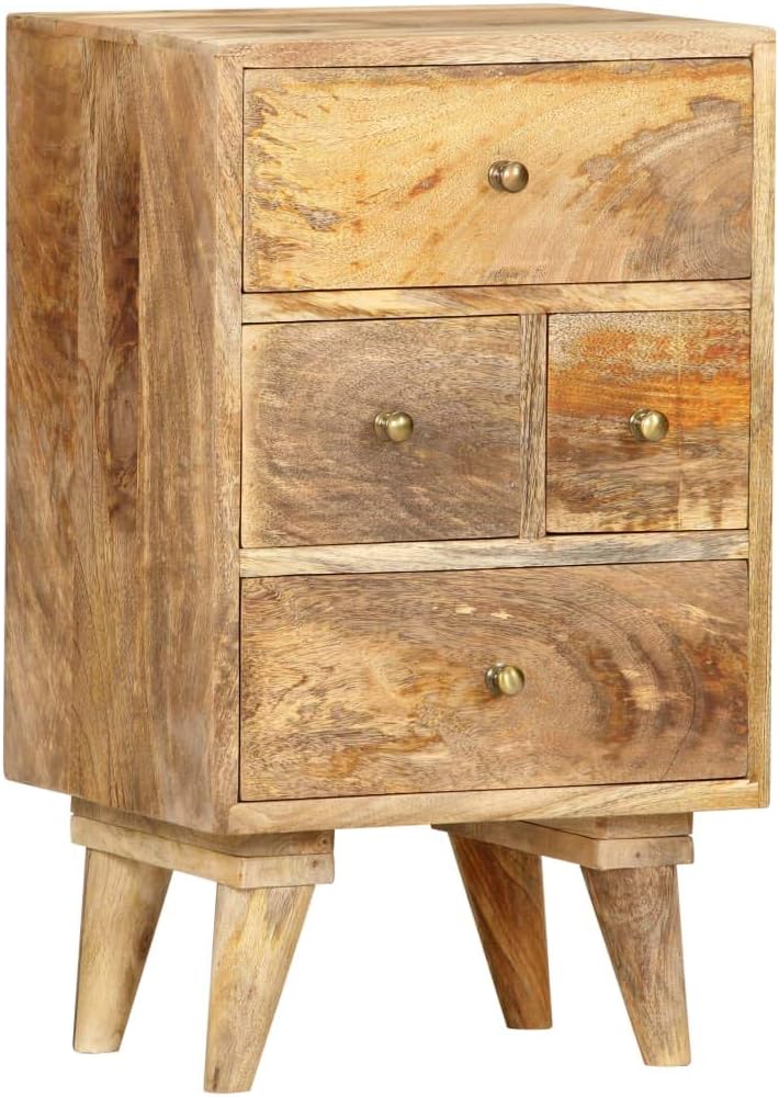 Solid Mango Wood Bedside Cabinet Y12231
