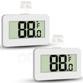 2 Pack Digital Waterproof Refrigerator Thermometer with Hook N578572