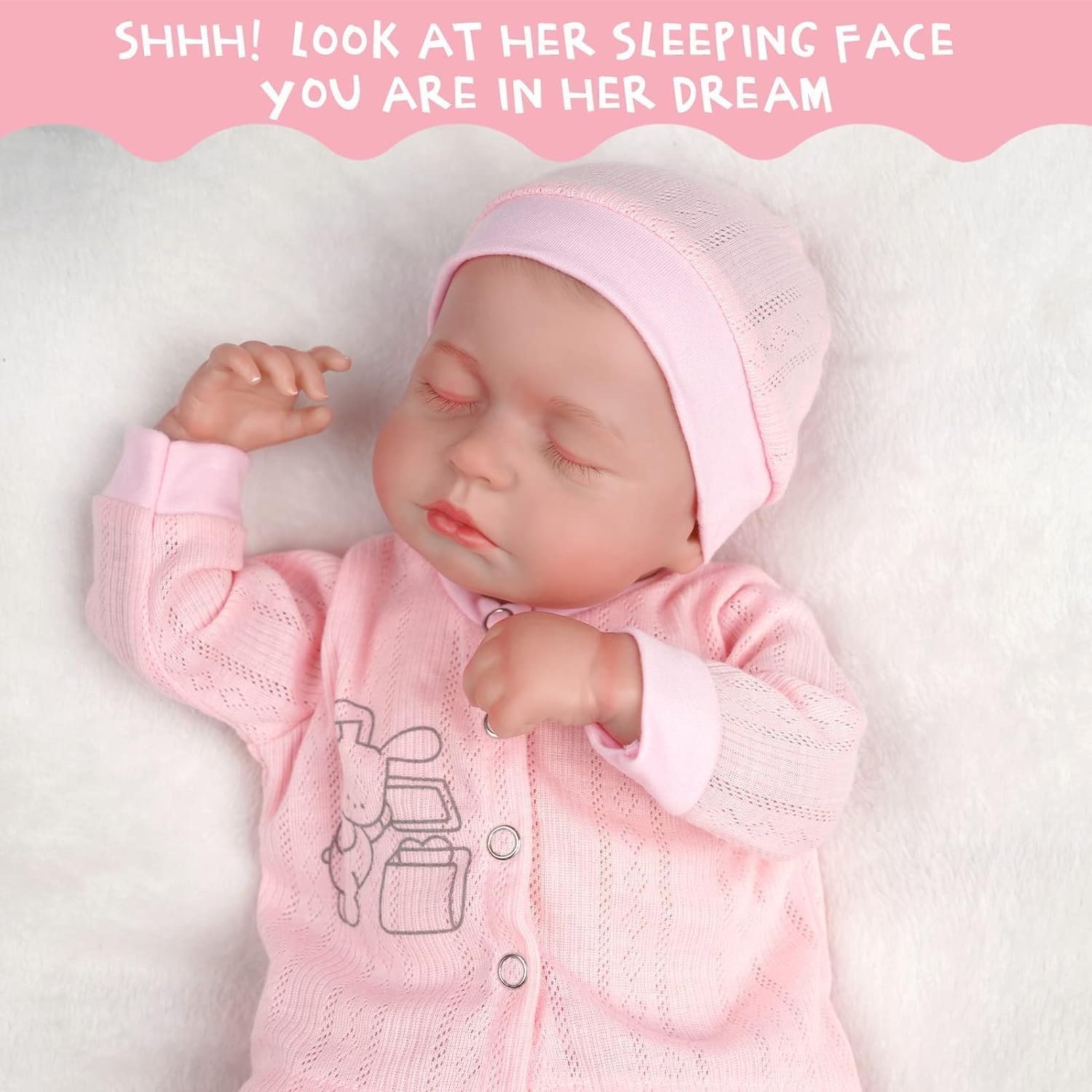 18 Inch Soft Body Realistic Reborn Baby Doll I748633