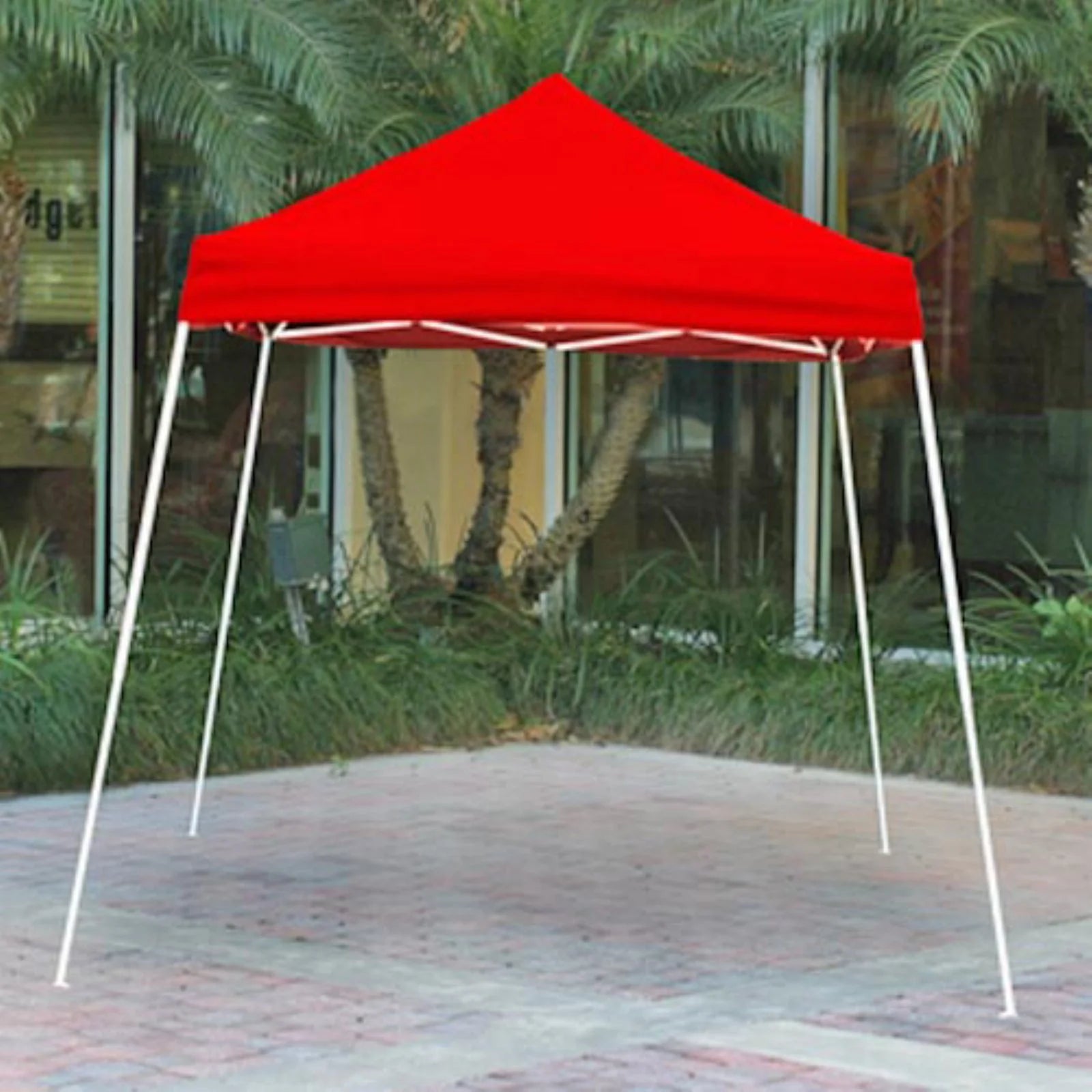 8' x 8' Pop-up Canopy Slant Leg Desert Bronze K7388