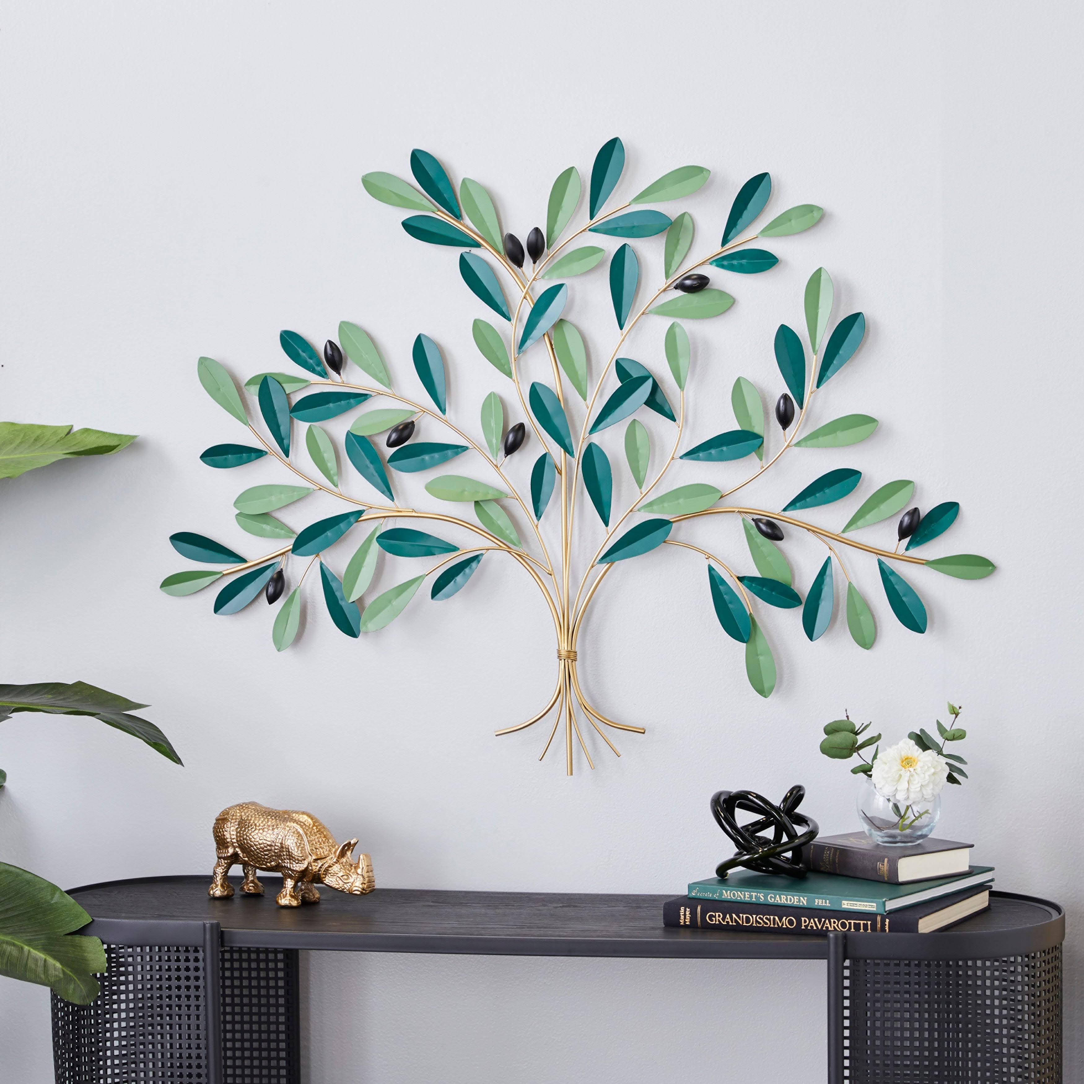 Green Iron Coastal Wall Decor B877