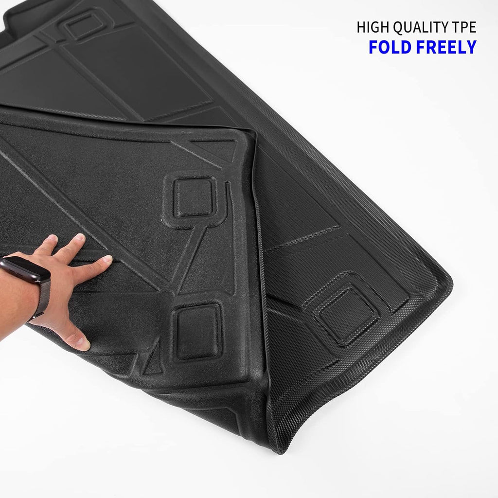 Rear Trunk Mat Cargo Liner TPE All-Weather 4 Door Pack of 2 Y484