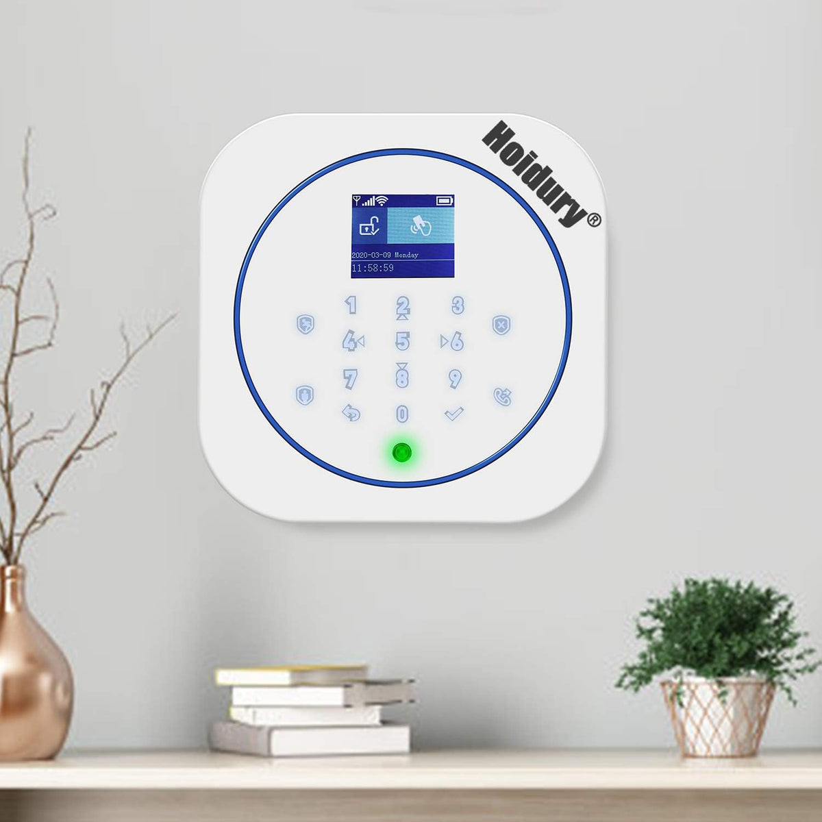 2.4G WiFi GSM Wireless Burglar Alarm Kit with Door Window Sensor Motion Detector Z99945