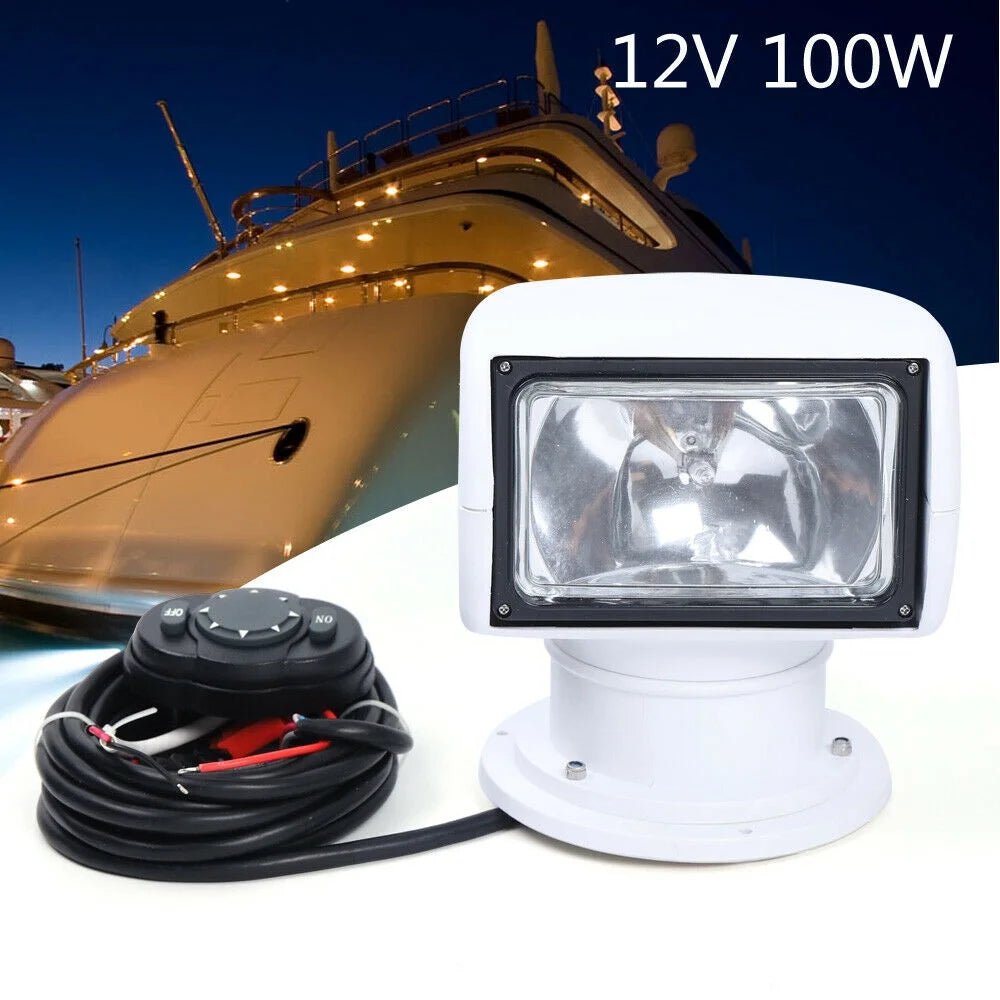 White 12V Remote Control Spotlight L102