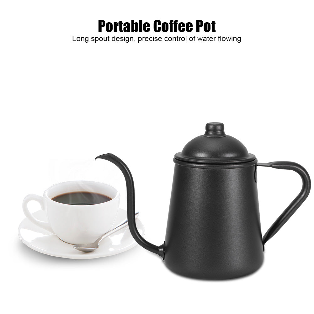 900ml Stainless Steel Black Coffee Pot D525928
