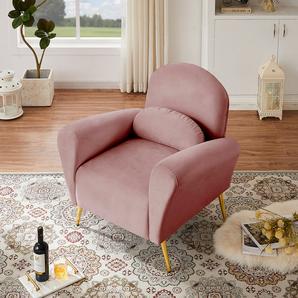 Blue Upholstered Armless Chair I267348