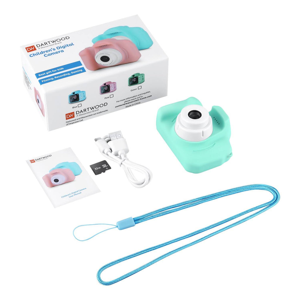 Green 2-Pack 1080p Digital Kids Camera with 32GB SD Card J162270