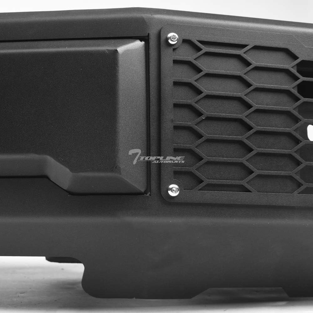 Black Modular Full Width Steel Front Bumper M218923