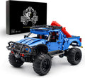 Blue Racing Car Off-Road Vehicle Building Blocks Kit Toy (1630PCS) S993016
