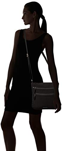 Microfiber Triple Zip Hipster Crossbody Purse G693