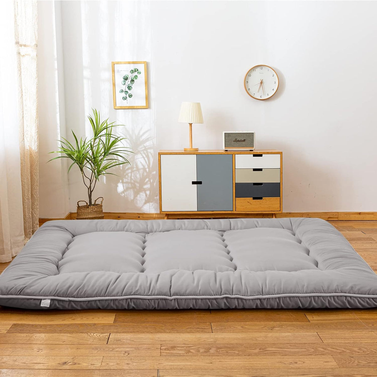 Black Twin Size Roll Up Futon Mattress F842488