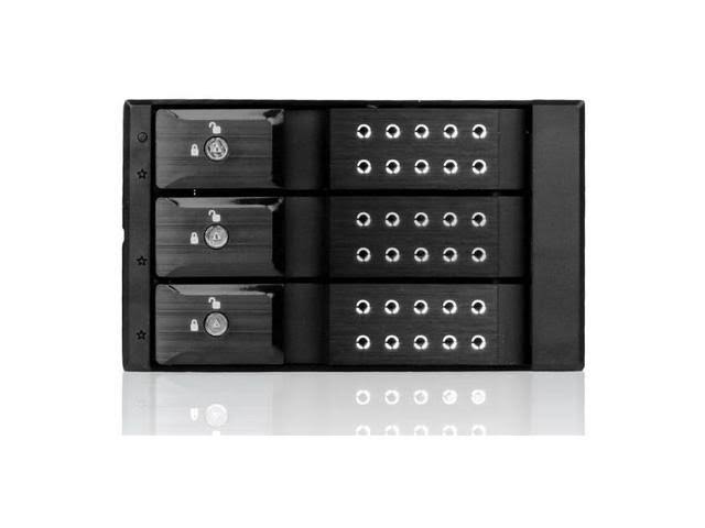 2x5.25 to 3x3.5 SAS Cage Black B6143