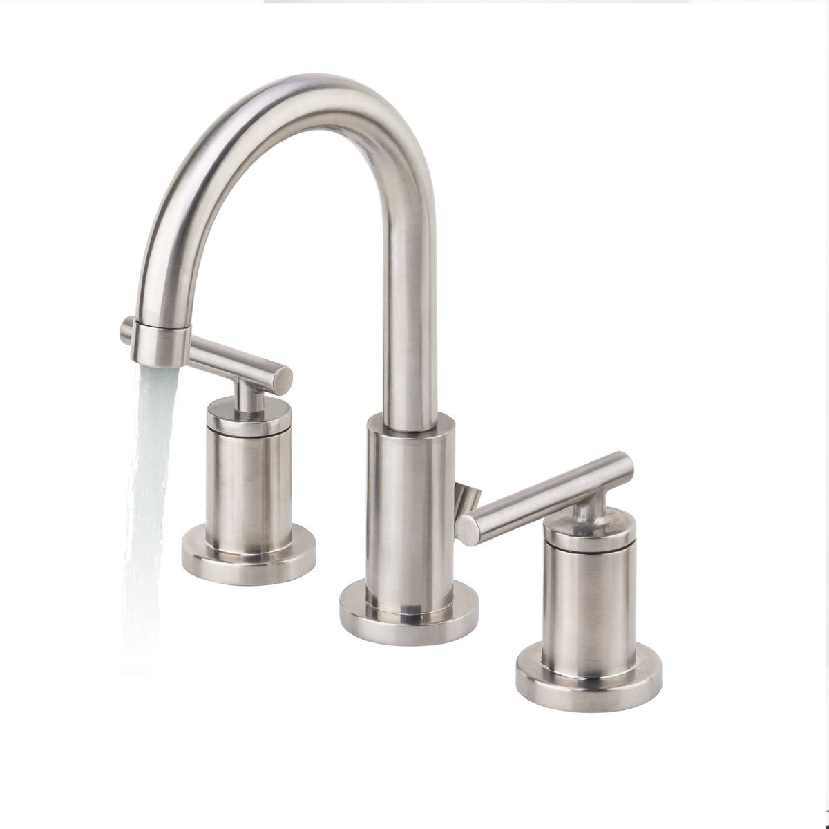 Polished Chrome Widespread Bathroom Faucet Q656