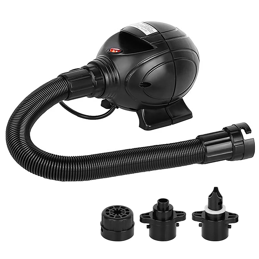 Portable 800W Electric Air Pump Inflator Deflator with 3 Nozzles J7730