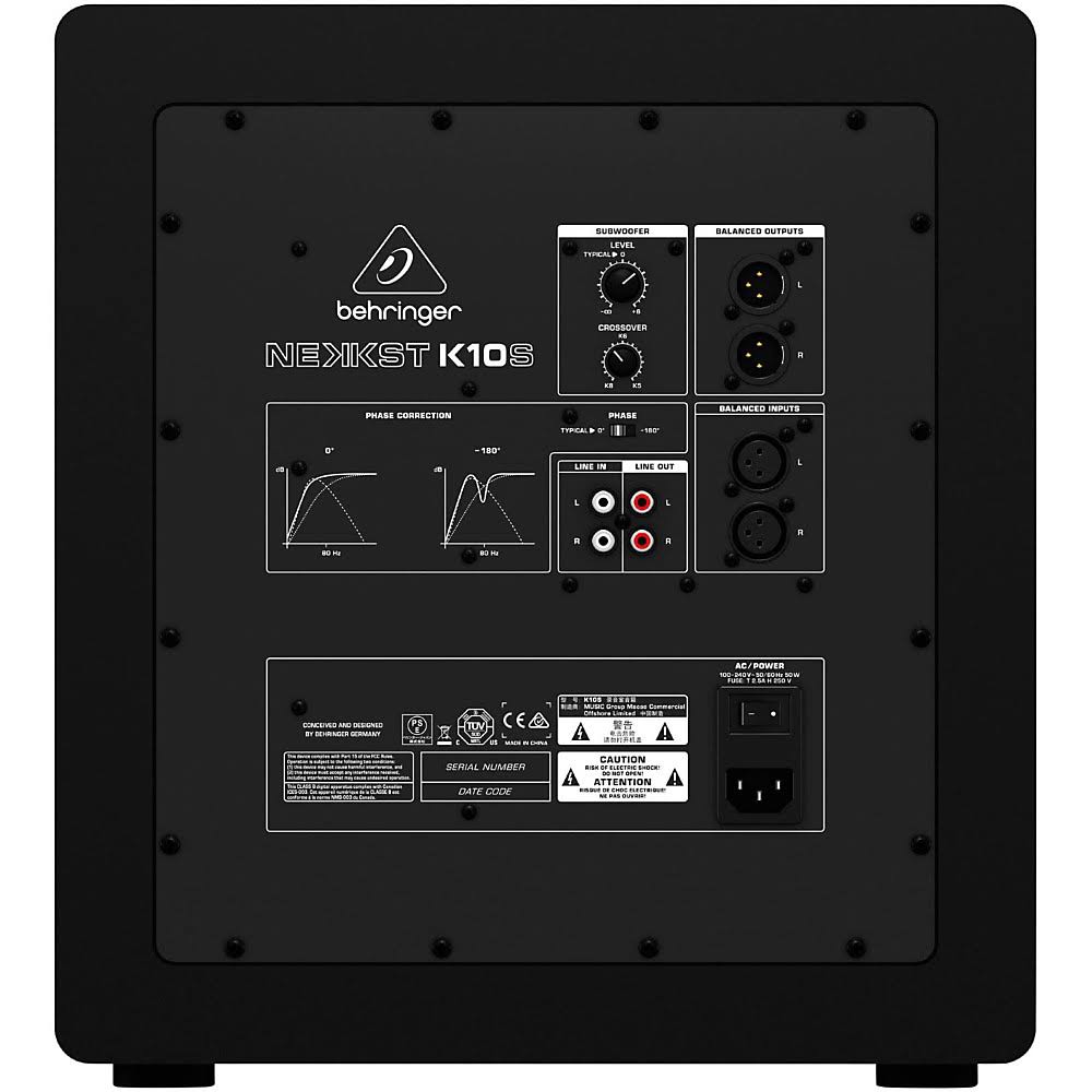 10x22 Studio Subwoofer, Black C236206