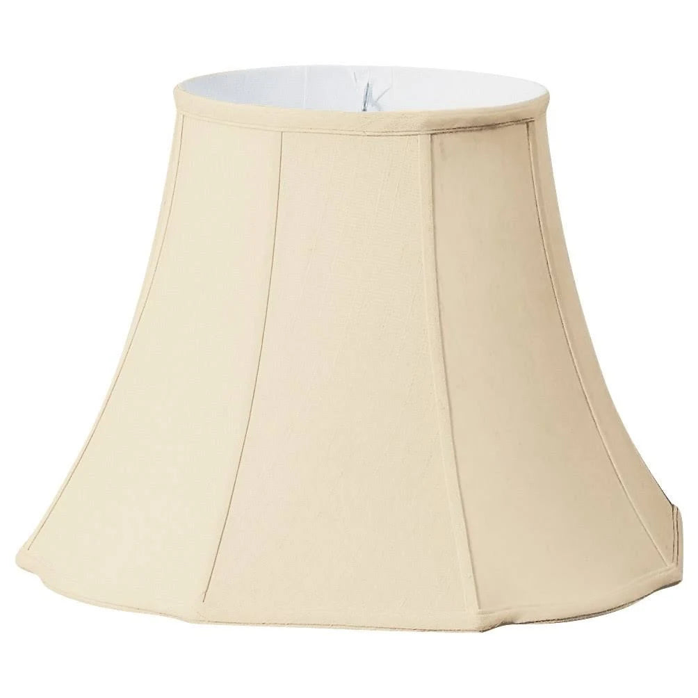 Beige Flare Bottom Outside Corner Scallop Lamp Shade, 10 x 18 x 13 C123