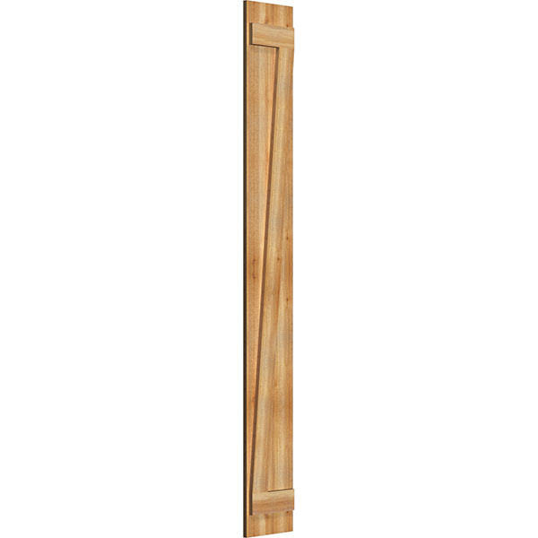 Rough Sawn Western Red Cedar Board-n-Batten Shutters B366