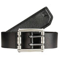 Black Leather Belt B7010