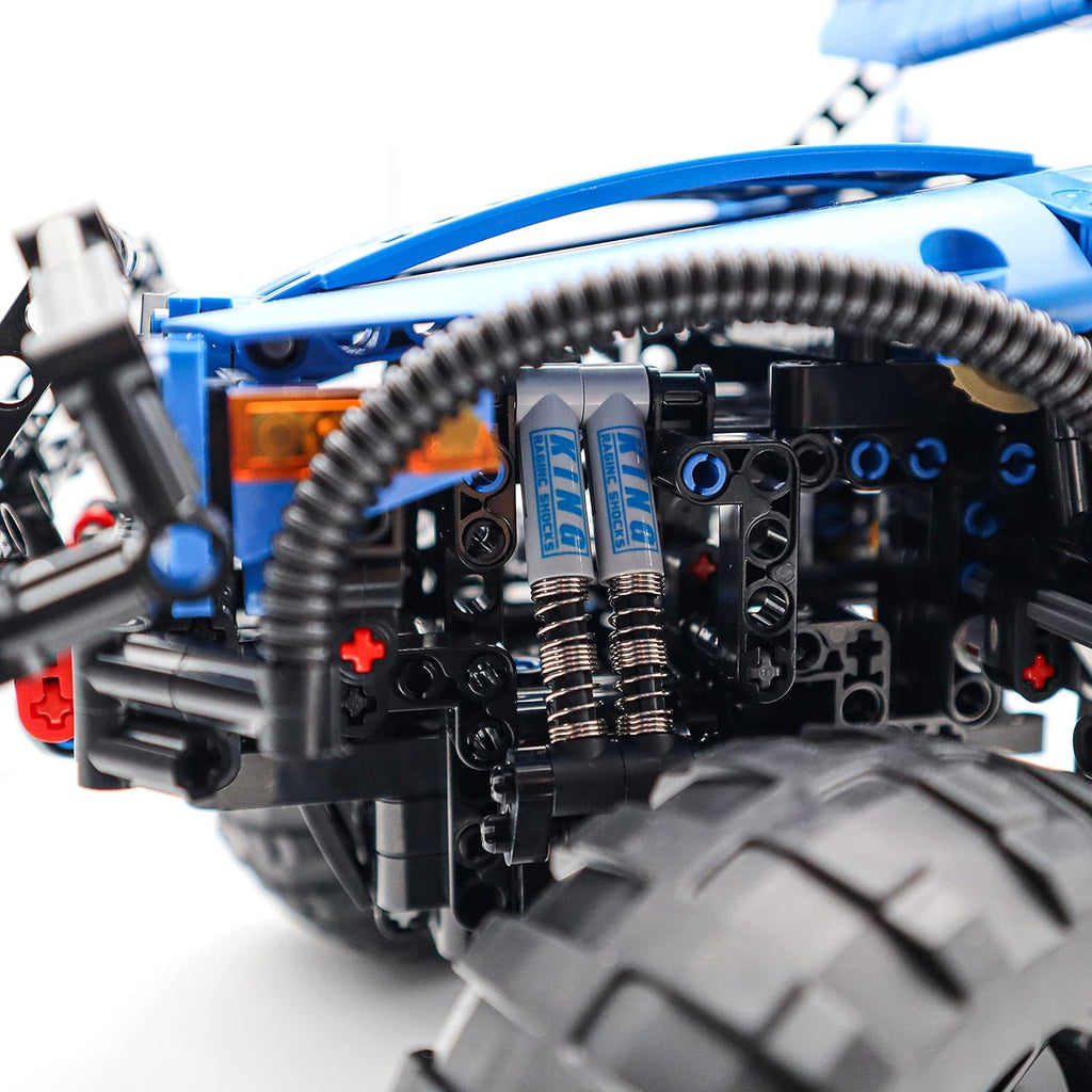 Blue Racing Car Off-Road Vehicle Building Blocks Kit Toy (1630PCS) S993016