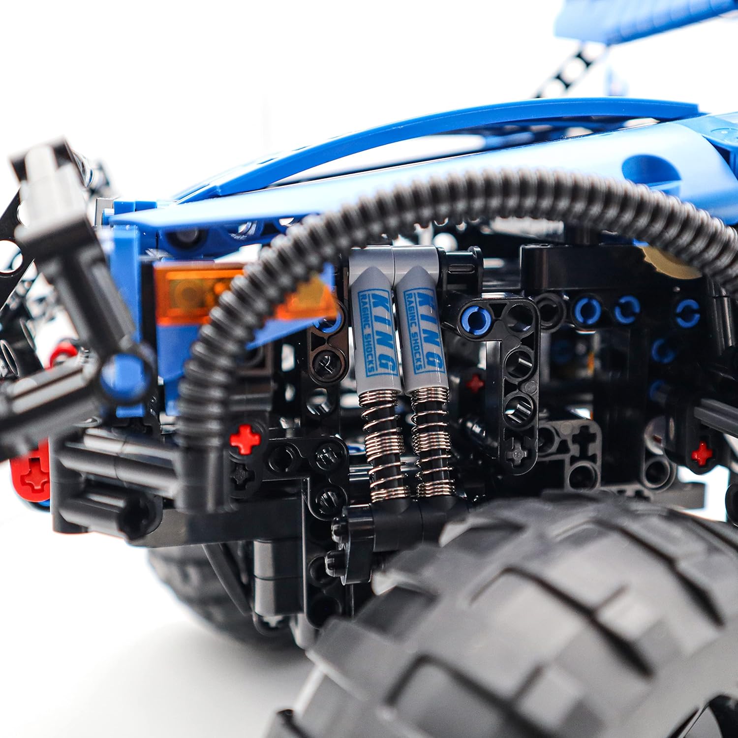 Blue Racing Car Off-Road Vehicle Building Blocks Kit Toy (1630PCS) S993016