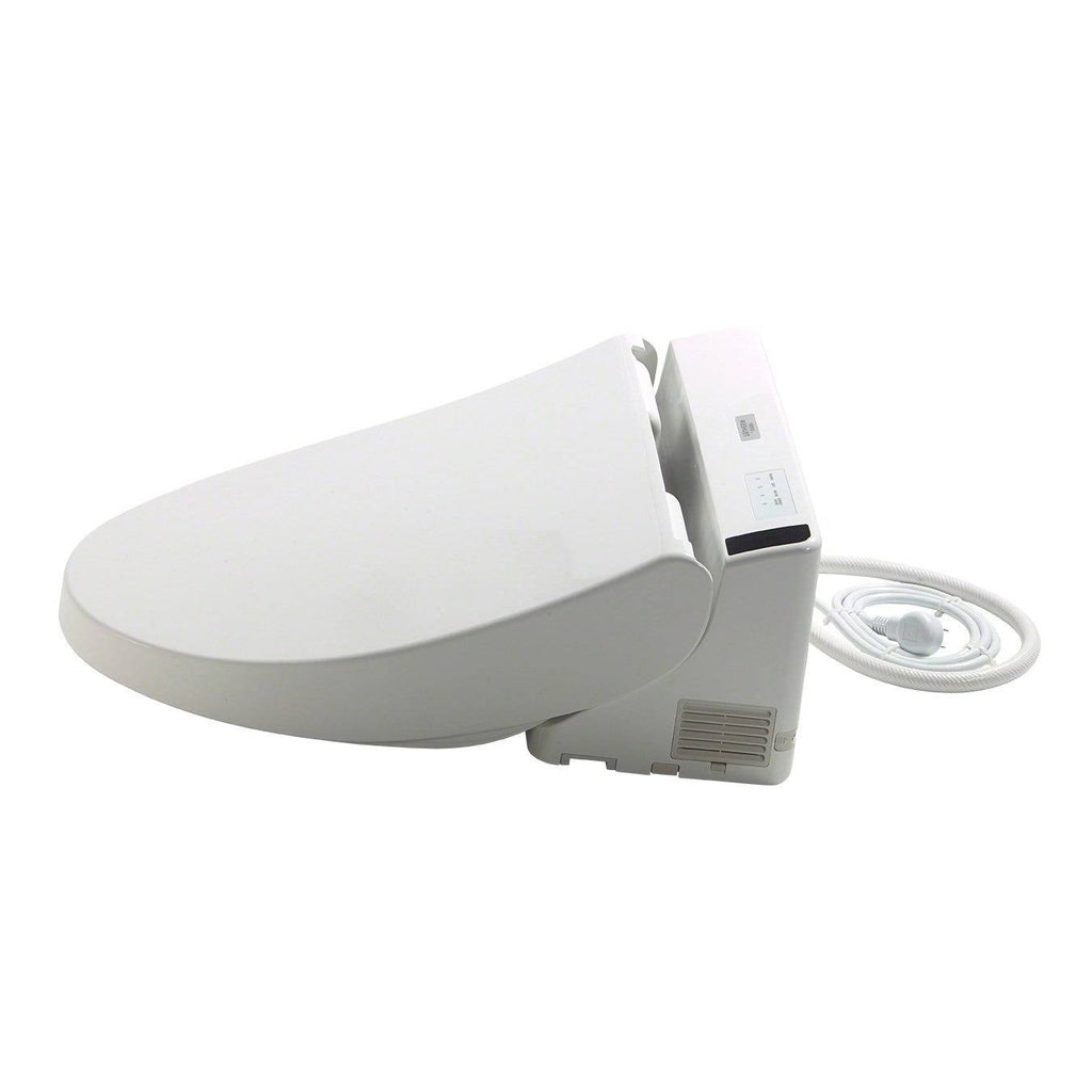 Cotton White Elongated Bidet Toilet Seat S3234