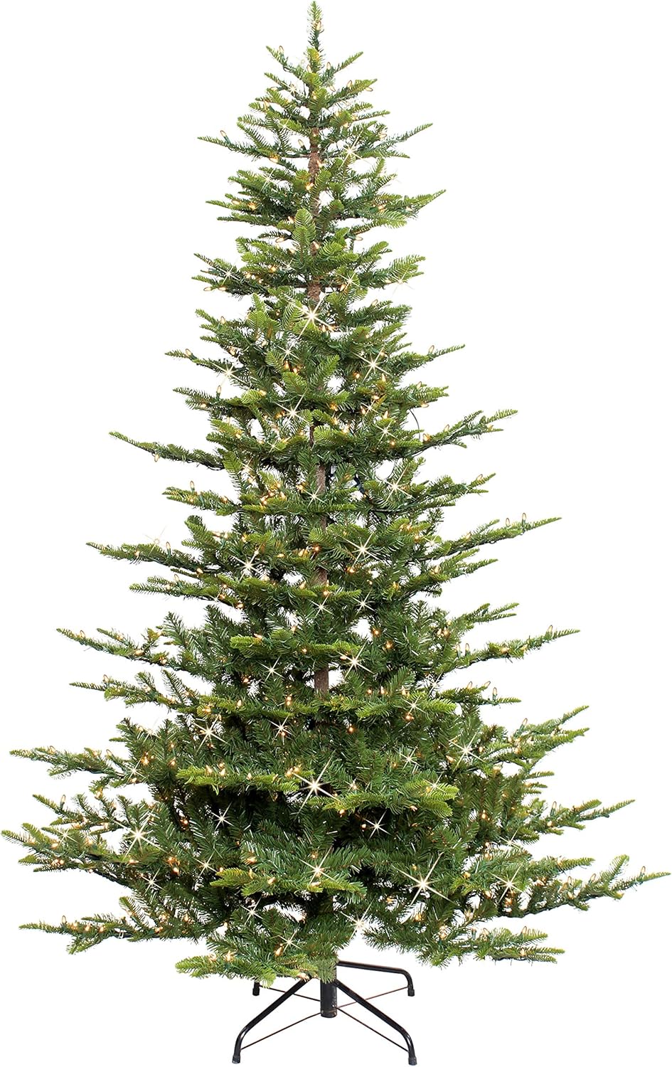 7.5 Foot Pre-Lit Artificial Christmas Tree with 700 Clear Lights U94039