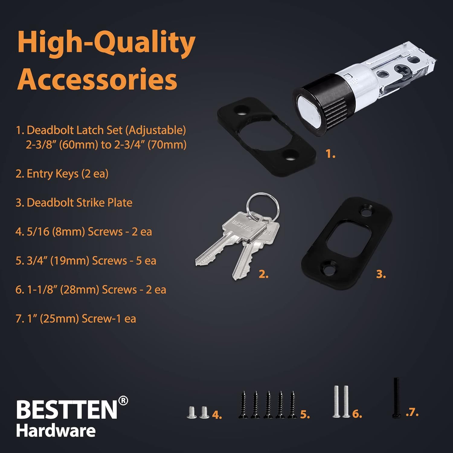 Matte Black Electronic Keypad Deadbolt Pack of 2 U12760