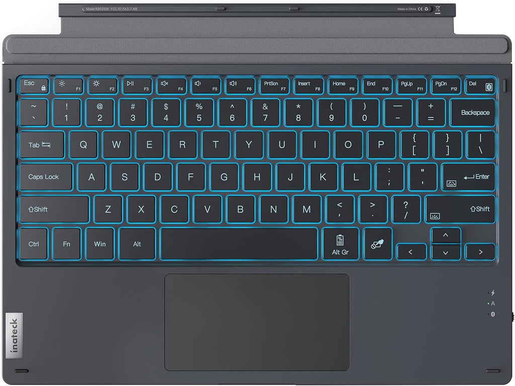 Gray Bluetooth Backlit Keyboard Pack of 2 M803742