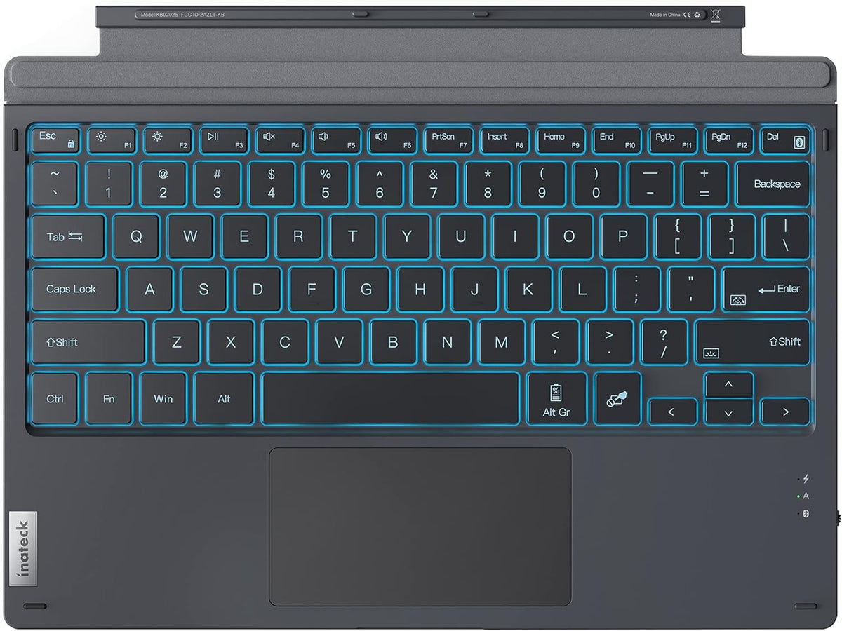 Gray Bluetooth Backlit Keyboard Pack of 2 M803742
