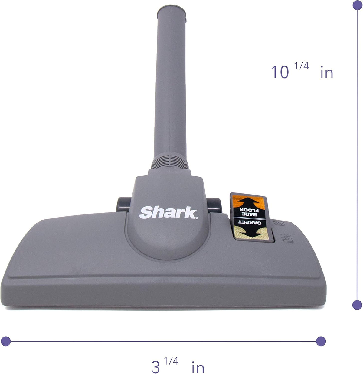 Dark Grey Suction Floor Nozzle Dust Away Brush Tool Attachment I551