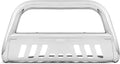 Polished Stainless Steel Bull Bar Front Bumper Grill Guard With Skid Plate R45022