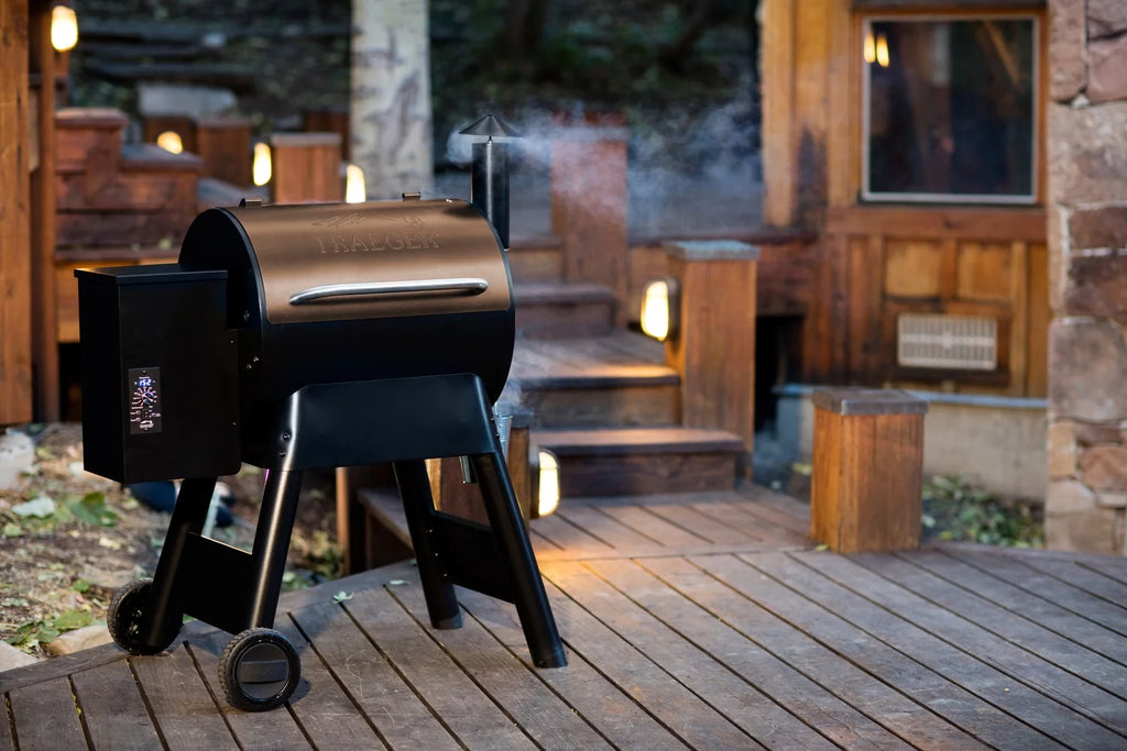 Bronze Wood Pellet Grill and Smoker O21338