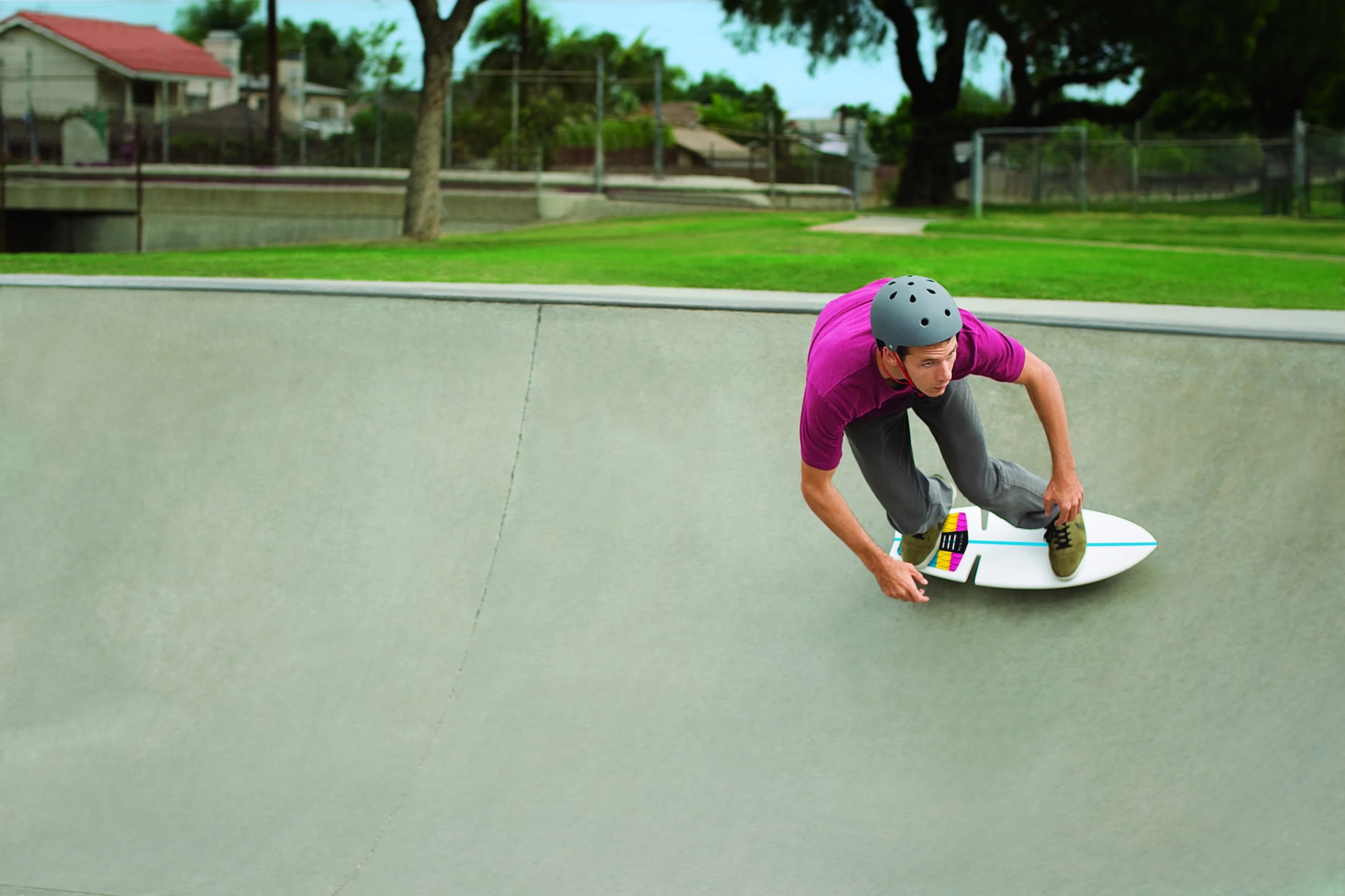 Multicolor 76mm 360-Degree Pivoting Skateboard W215