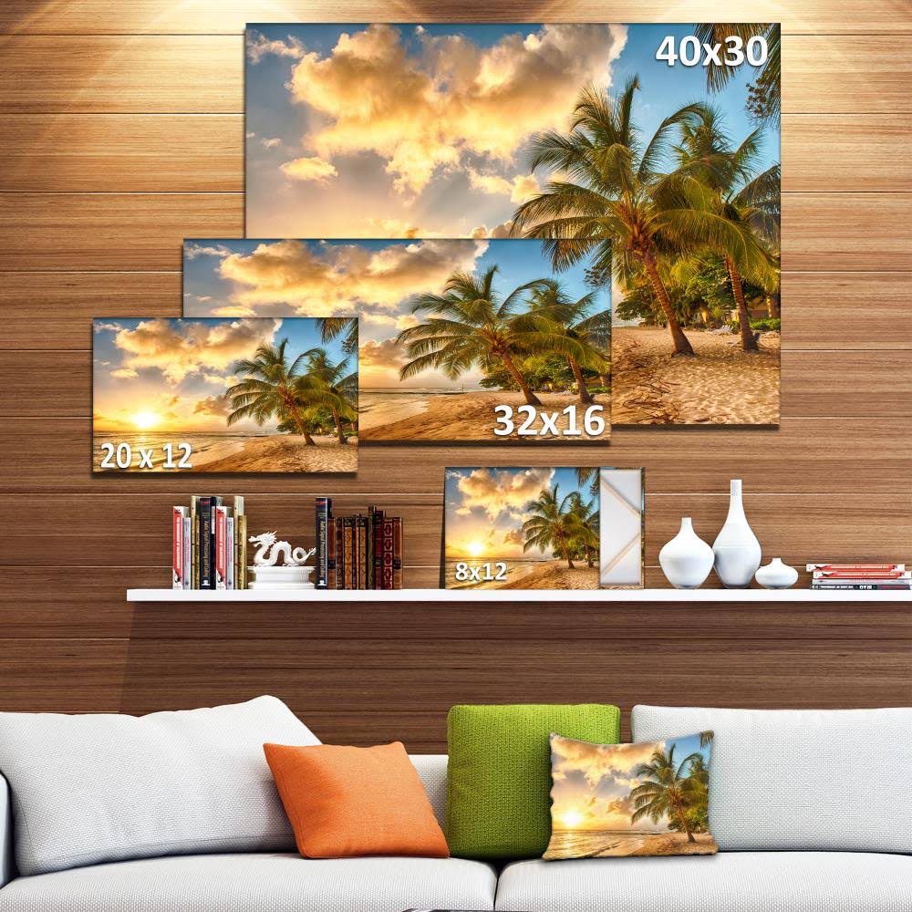 40 inch x 20 inch Seascape Canvas Artwork U1888