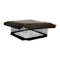 Black Galvanized-Steel Chimney Cap 10 inch x 10 inch J405