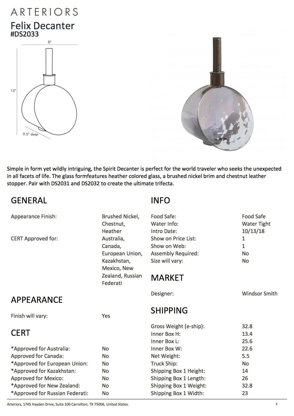 Decanter H462