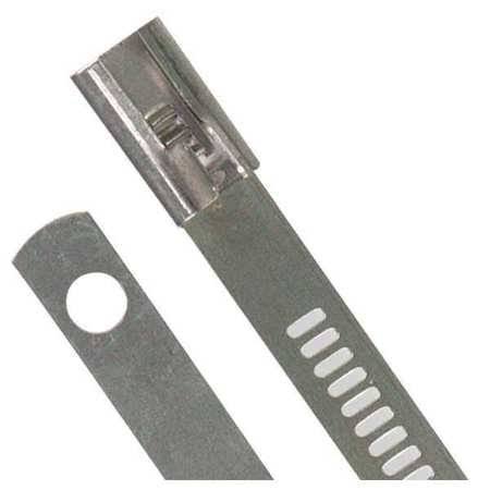 Metallic Gray Cable Tie PK100 B931
