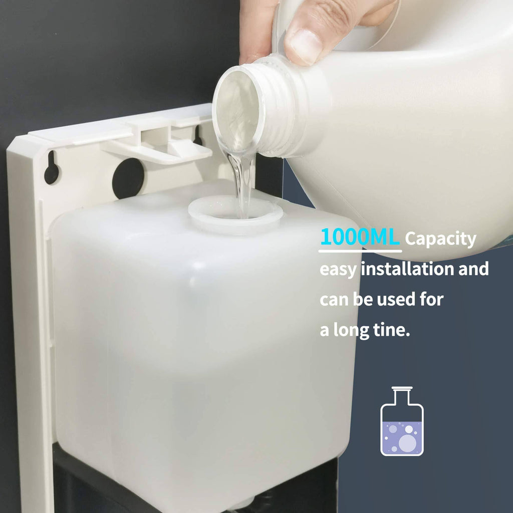 Touchless Automatic Hand Sanitizer Dispenser Stand with 0.5 Gallon Gel A518894