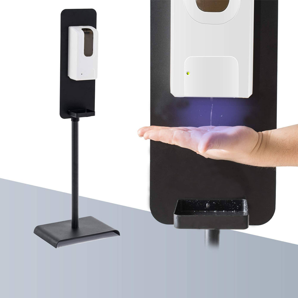 Touchless Automatic Hand Sanitizer Dispenser Stand with 0.5 Gallon Gel A518894