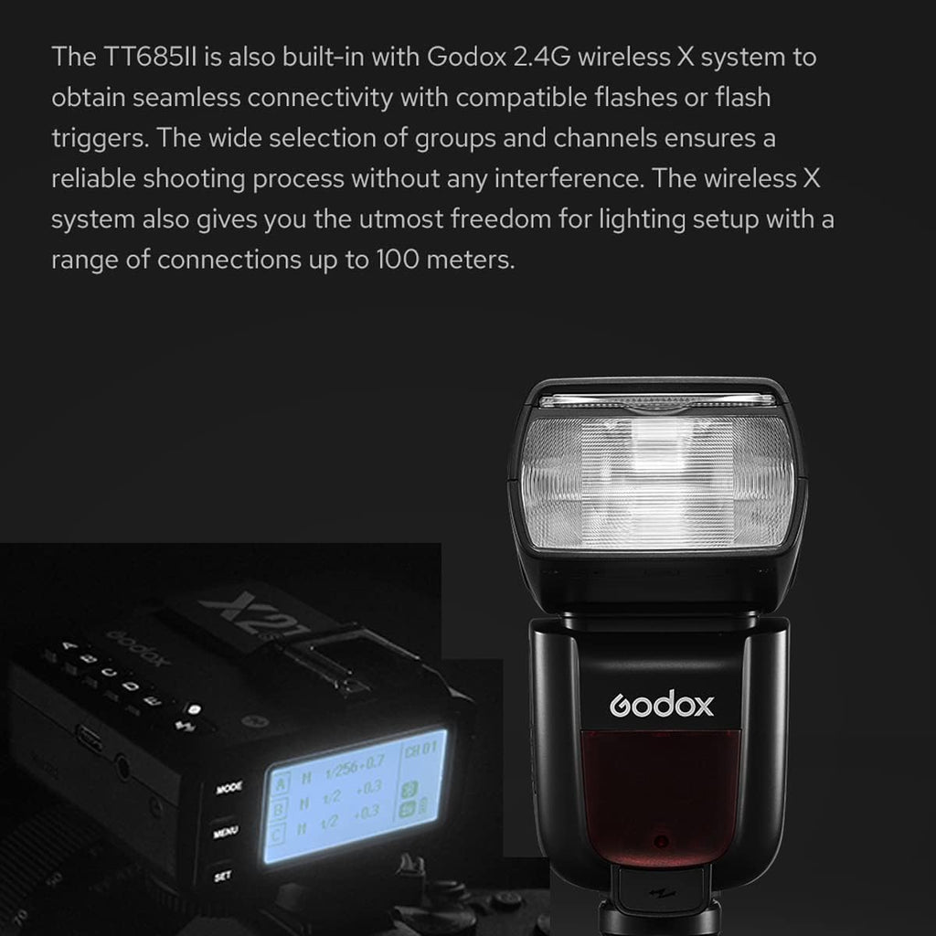 TTL GN60 2.4GHz Wireless Flash Speedlite with Flash Trigger Transmitter L752403