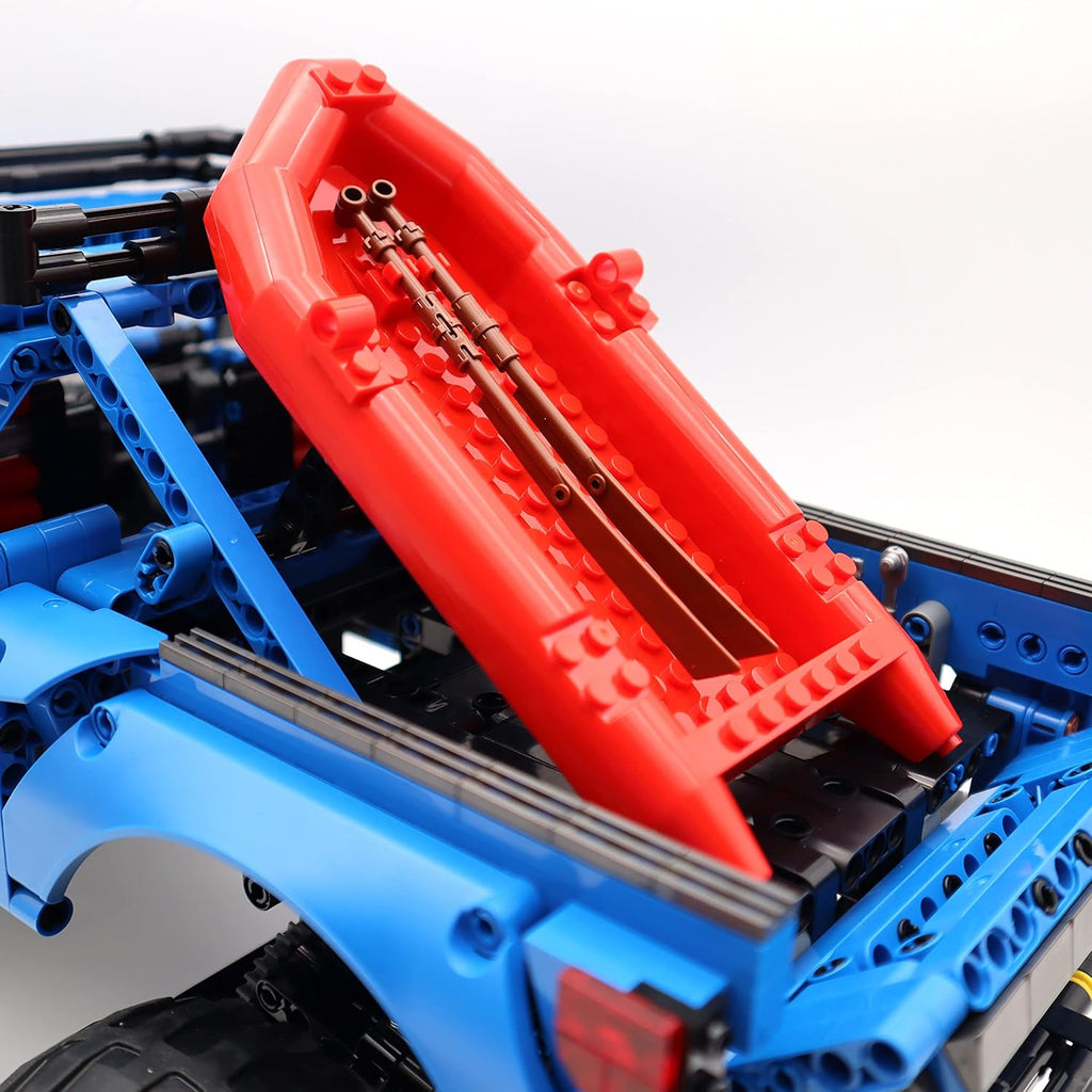 Blue Racing Car Off-Road Vehicle Building Blocks Kit Toy (1630PCS) S993016