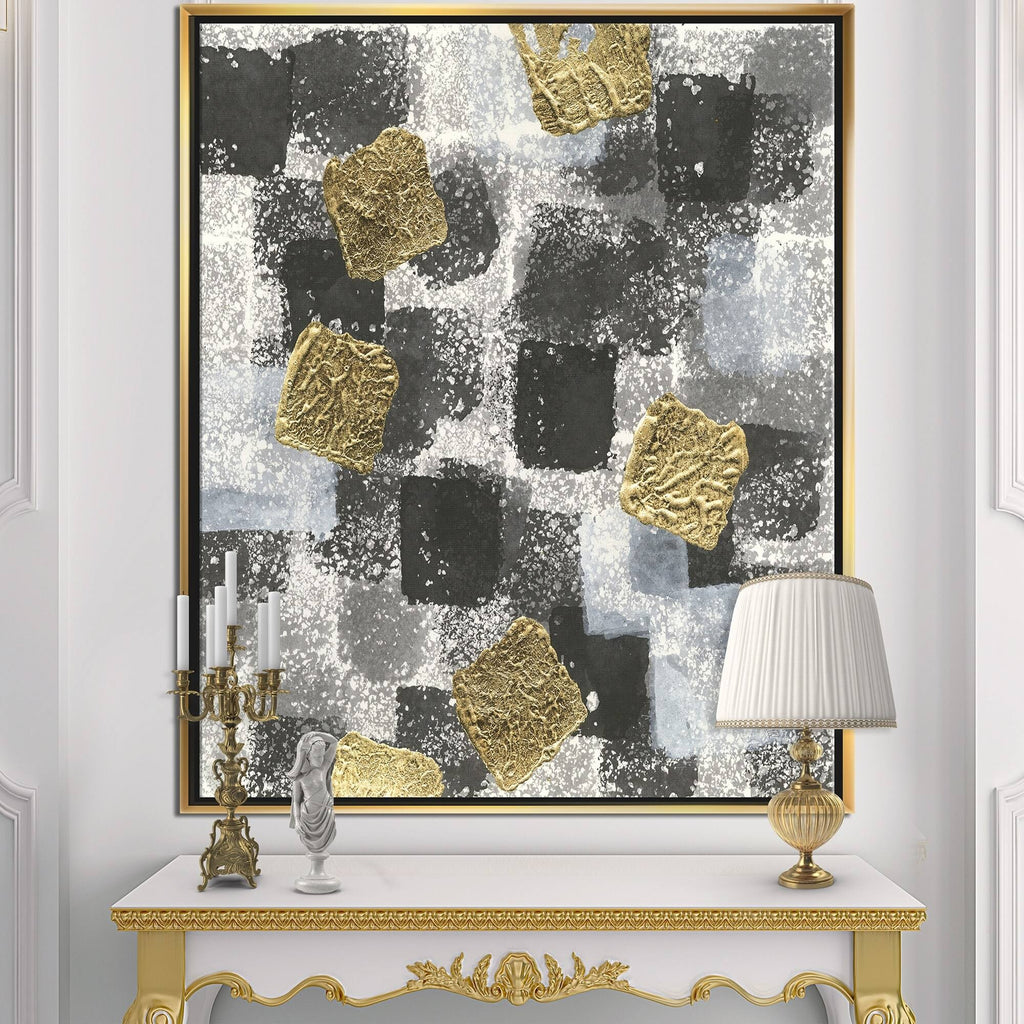 Black Framed Canvas K6601