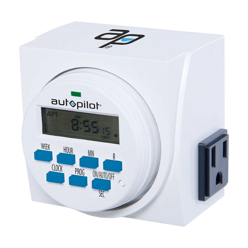 7 Day 8 Programs Dual Outlet Indoor Digital Programmable Timer N593