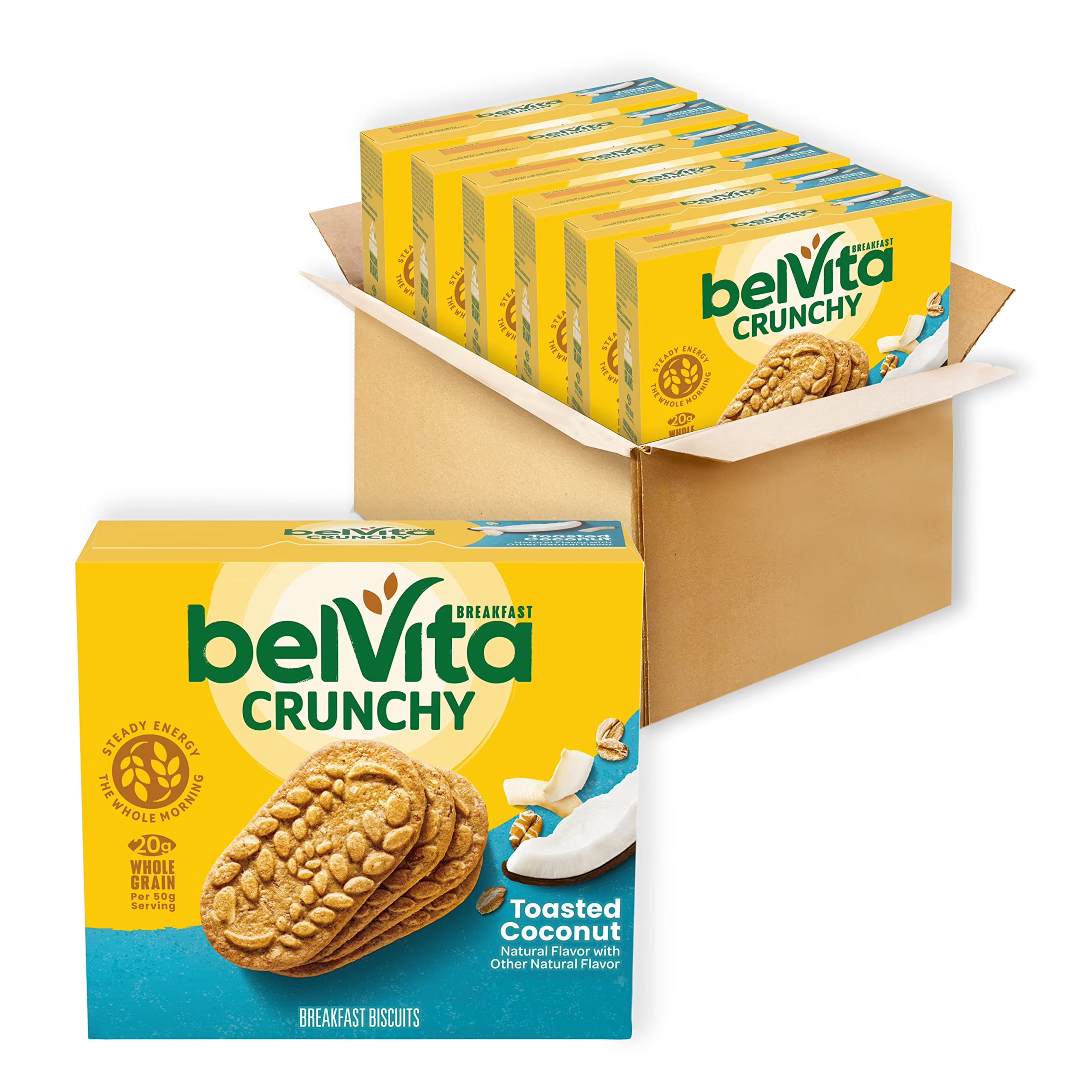 Toasted Coconut Breakfast Biscuits, 30 Total Packs X9116